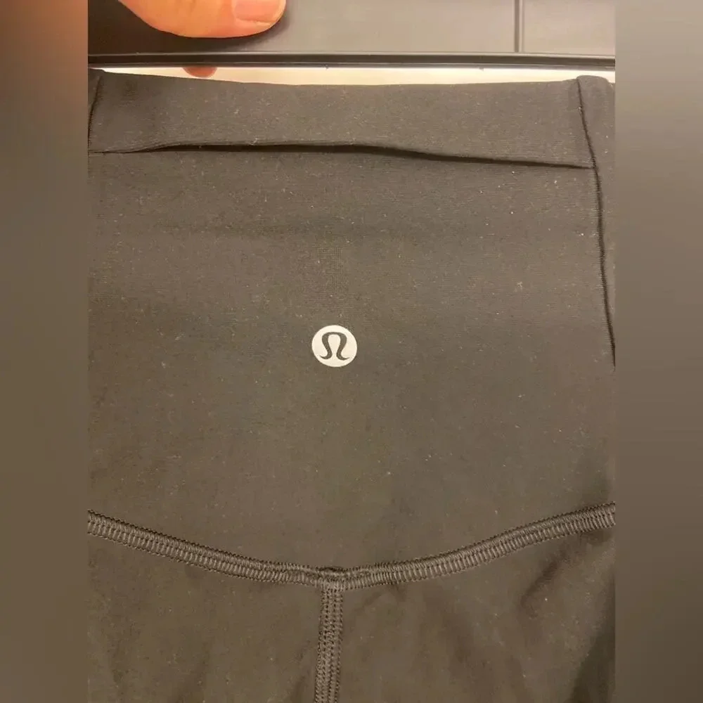 Lululemon Mapped Out High Rise Tight Camo Black Gray Size 4